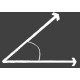 autocollant mathematique angle