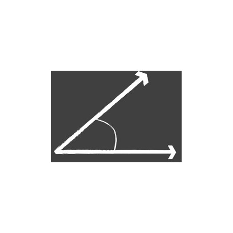 autocollant mathematique angle