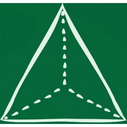 autocollant mathematique triangle