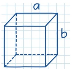 sticker mural mathematique carre
