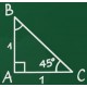 sticker mural triangle rectangle