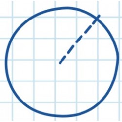 sticker mural geometrie