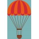 autocollant montgolfiere garcon