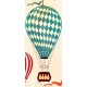 autocollant muraux montgolfiere bebe
