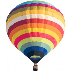 autocollants muraux montgolfiere chambre enfant