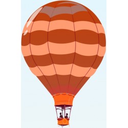 autocollants muraux montgolfiere deco