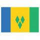 Sticker - Drapeau Saint Vincent REFG846