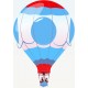 stickers muraux montgolfiere