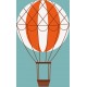 stickers muraux montgolfiere enfant