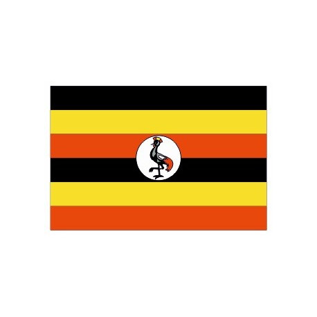 Sticker - Drapeau Ouganda REFG852