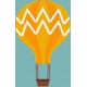 stickers muraux montgolfiere rose