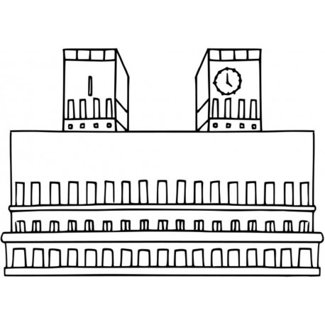 autocollant mural symbole moscou