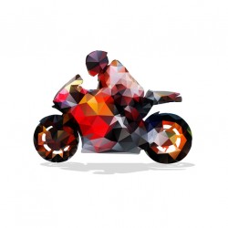 autocollant moto deco enfant
