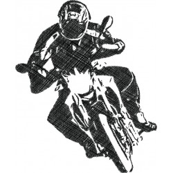 autocollant moto freestyle