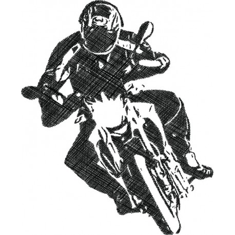 autocollant moto freestyle