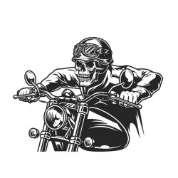 sticker mural moto cross