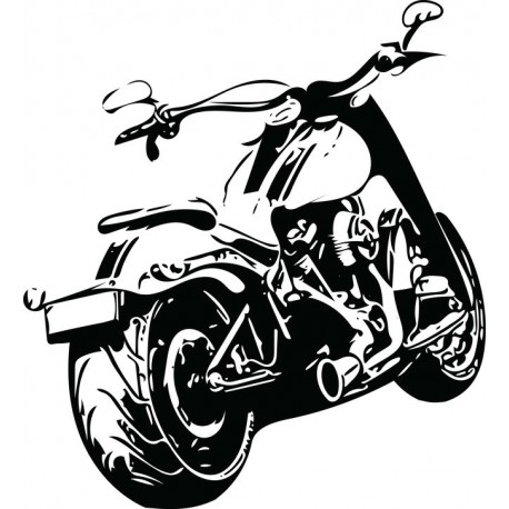 sticker mural moto deco