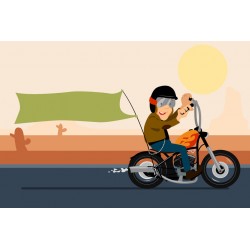 stickers moto decoration