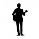 autocollants guitariste couleurs