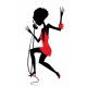 sticker chanteur