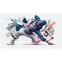 stickers muraux chant micro