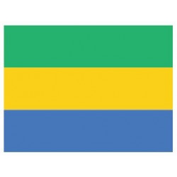 Sticker - Drapeau Gabon REFG888