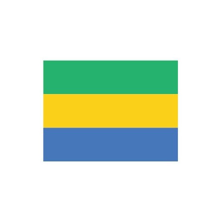 Sticker - Drapeau Gabon REFG888