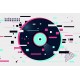 stickers muraux danseur hip hop