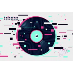 stickers muraux danseur hip hop