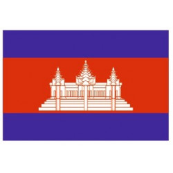 Sticker - Drapeau Cambodia REFG889
