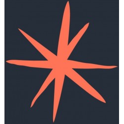 autocollant mural etincelle