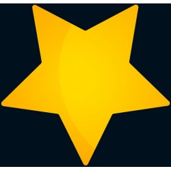 autocollant mural etoile deco