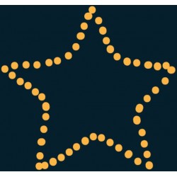 autocollants muraux etoile deco enfant