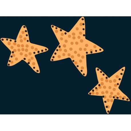 autocollants muraux etoile deco pas cher