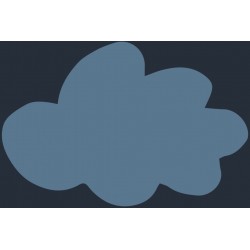 autocollants muraux nuage bleu