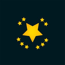 sticker etoile decoration