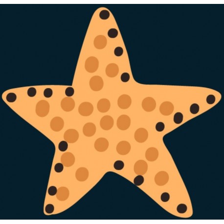 sticker etoile en cercle