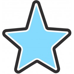 sticker etoiles couleurs