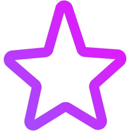 stickers muraux etoile bleu