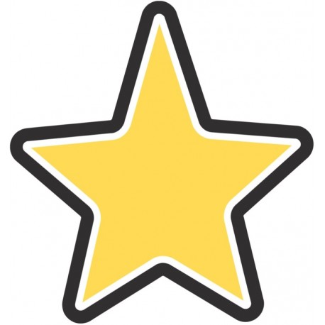 stickers muraux etoile fillante