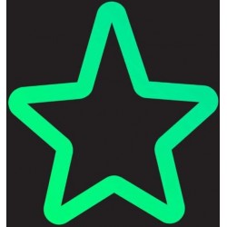 stickers muraux etoile chambre fille