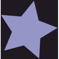 stickers muraux etoile rose