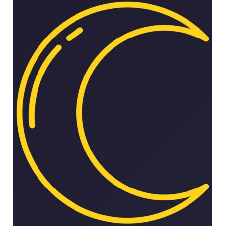 sticker lune chambre enfant