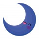 stickers muraux lune etoile bleu