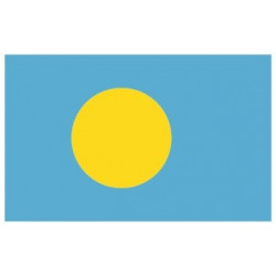 Sticker - Drapeau Palau REFG914