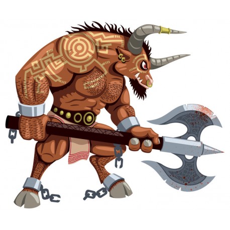 autocollant mural mythologie garcon