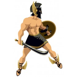 autocollant mural mythologie geant