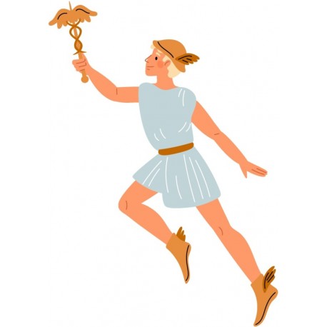 autocollant mural mythologie chambre garcon