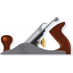 autocollant perceuse manuelle