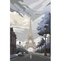 autocollant cloche argent
